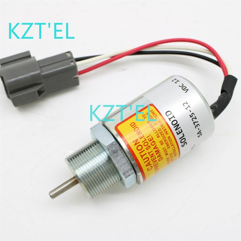 适配SA-3725-12 停止电磁阀 12V 适用于L2E L3E S3L 工程机械零配