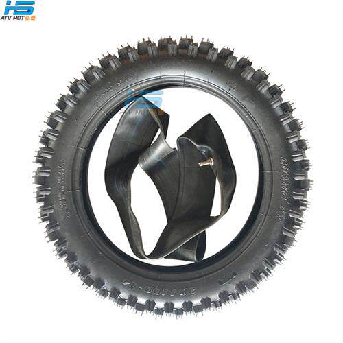 越野摩托车配件外轮胎90/100-14寸高齿内外胎轮胎电动车橡胶胎