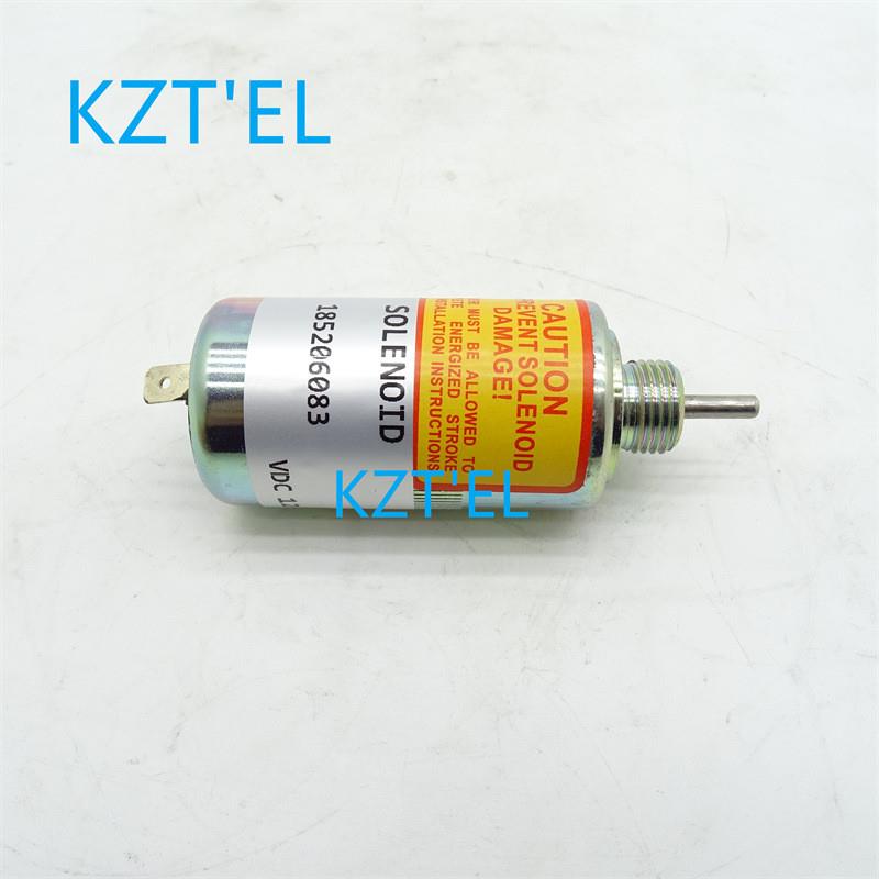 适配适用于帕金斯 185206083 12V 熄火电磁阀 挖掘机机械零配件
