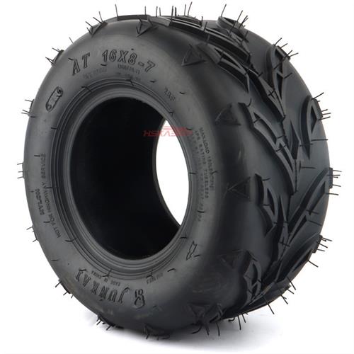 四轮ATV沙滩车草坪车配件AT16X8-7寸巡逻车观光车火字花真空轮胎
