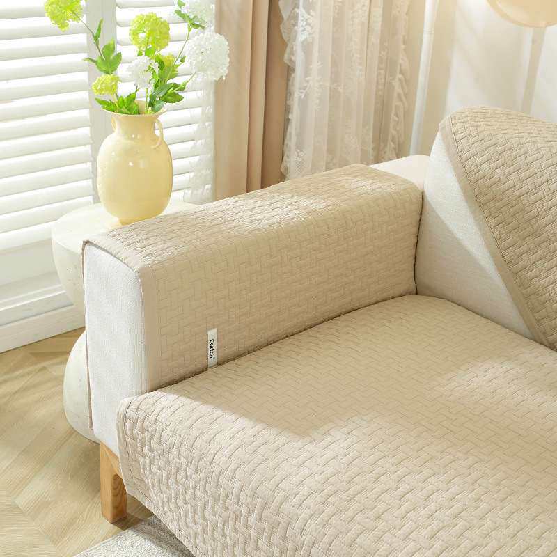 新款纯棉沙发垫四季通用全棉布艺防滑坐垫盖布巾简约现代沙发套罩