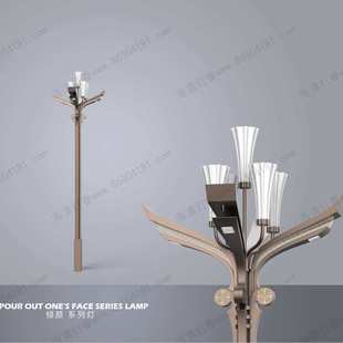 厂家市电路灯太阳能路灯高杆灯倾颜系列新农村市政户外工程广场灯