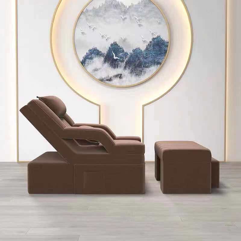 足浴店电动按摩床沙发 泡脚美甲躺椅桑拿足疗床豪华款舒适