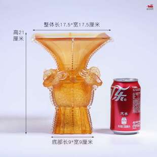 琉璃四羊方尊鼎摆件仿古工艺品办公室装饰公司开业商务送礼纪念品