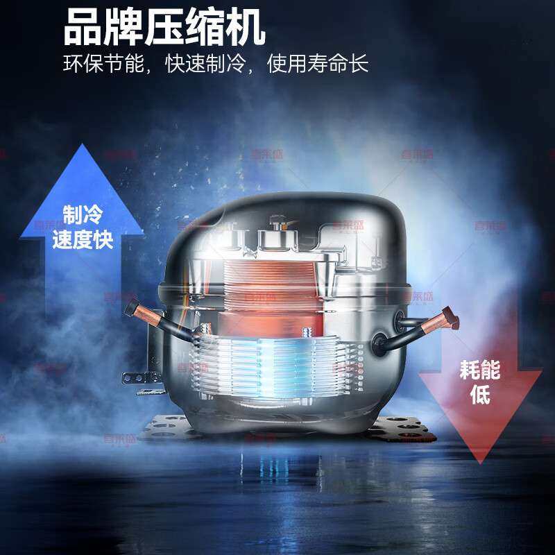 喜莱盛展示柜冷藏啤酒柜饮料柜超市便利店冰箱四门冰柜商用酒吧