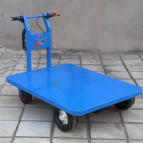 电动平板搬运车工具小推车充电式快捷方便电动手推车