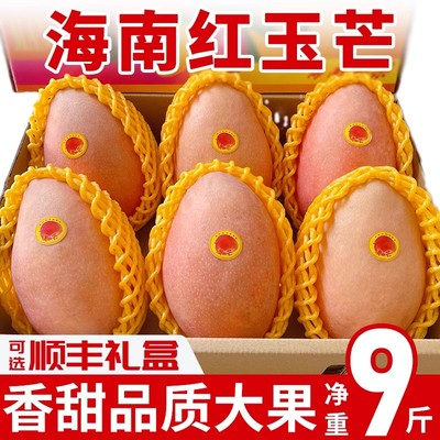 海南芒果红玉芒现摘现发