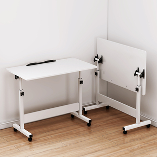 速发桌叠书桌可移动桌子小户型电脑生家用学折写字桌简易床边桌升