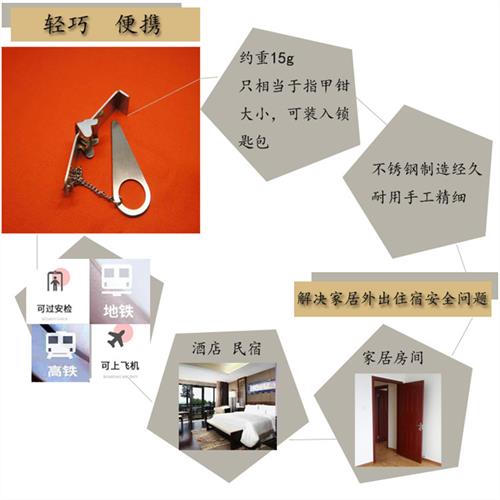 速发包邮家门顶门虎阻用锁宝门用锈件门挡扣暗反锁不配钢创意防盗