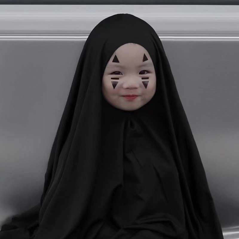 速发圣少节儿服l男孩无脸男p装服装扮宝宝服饰斗篷搞怪衣服