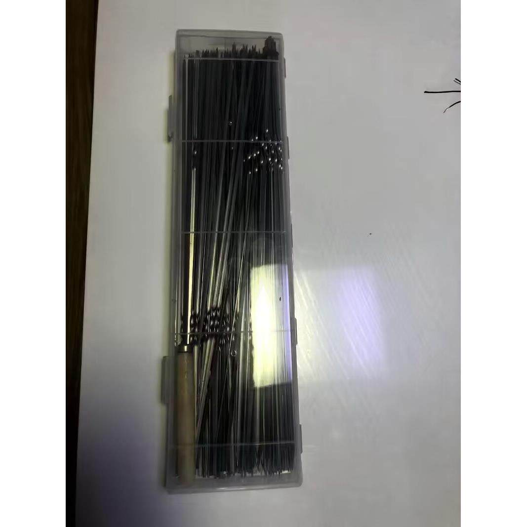 速发烧烤签子收纳盒装烤串烤肉羊肉串铁签子筒桶用品全套工具超细