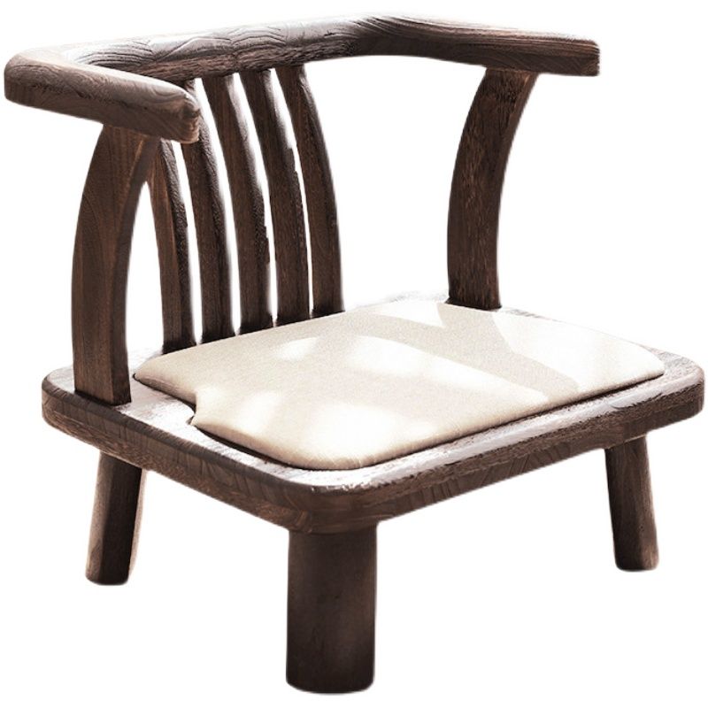 实木矮脚靠背椅榻榻米座椅户外桌椅家用飘窗椅阳台休闲小椅子凳子