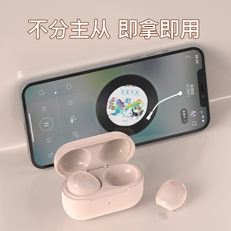 日本品质新款pro4S迷你无线隐形蓝牙睡眠538耳机TWS入耳式蓝牙耳