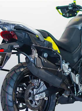 5成威适用QJ骁600/650/750/800原厂摩托车铝合金尾箱边箱三箱摩旅