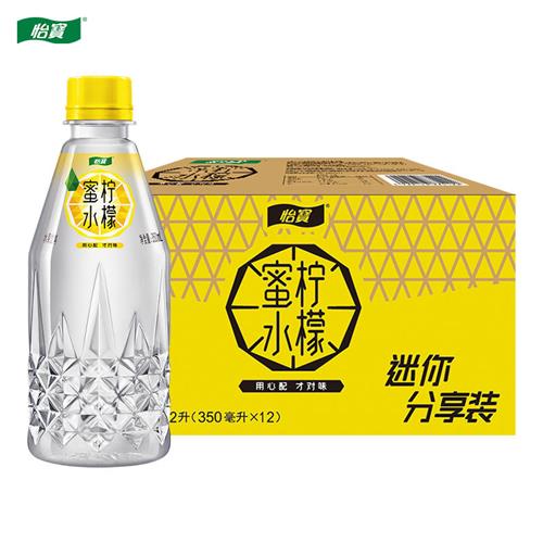 【顺手买】怡宝蜜水柠檬饮料水果汁维c果蜜饮品蜂蜜水350ml*12瓶