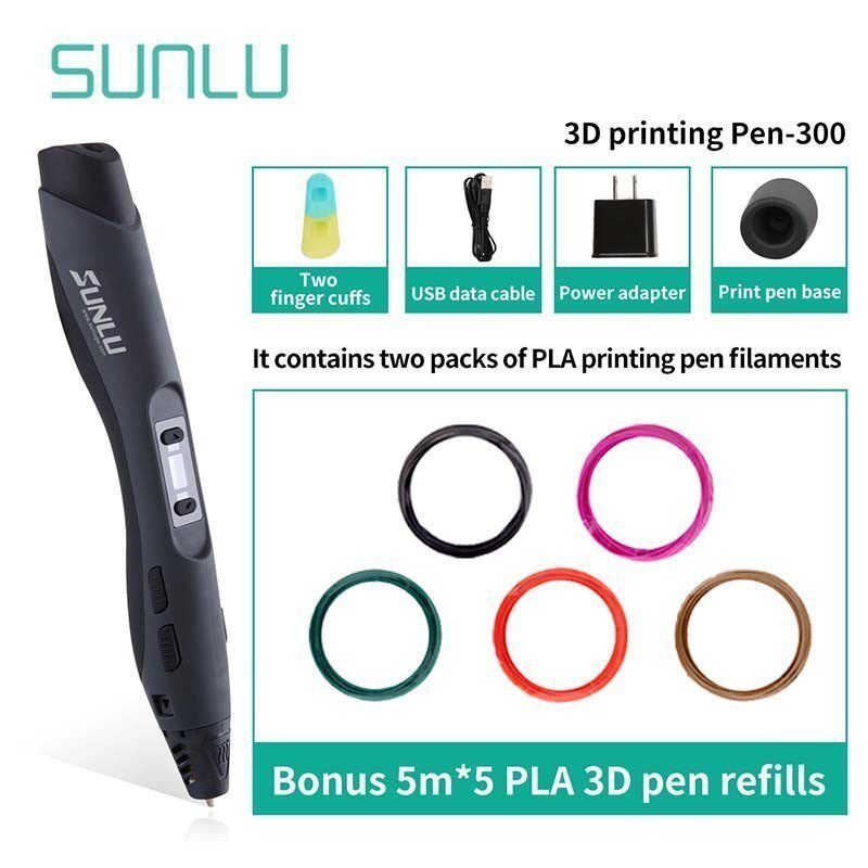 Sunlu 3D Printer Pen multicolour Best Gift For Kid painting