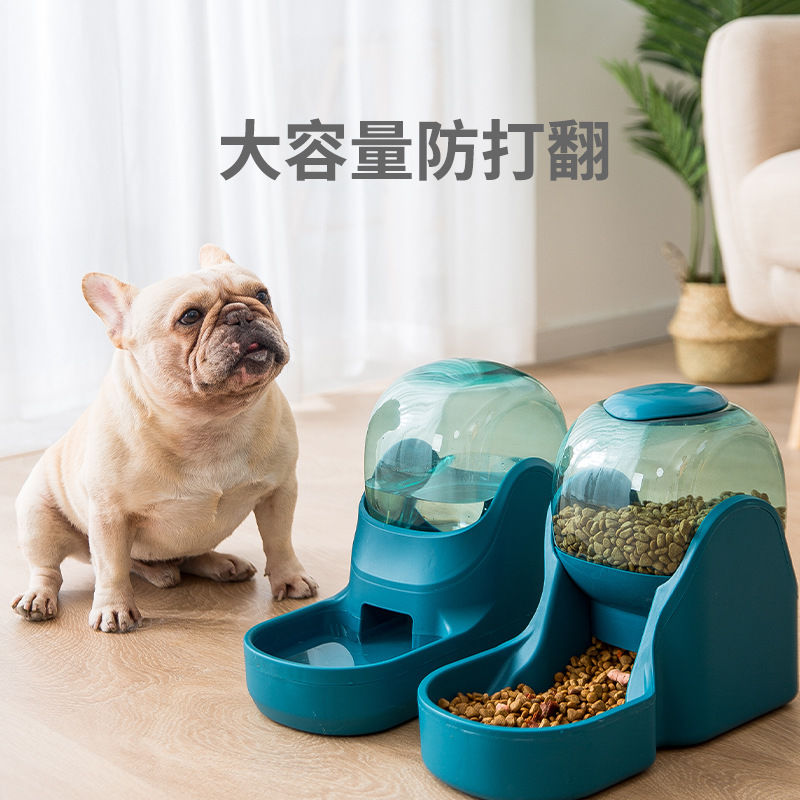 狗狗自动喂食器猫咪饮水器宠物饮水机喝水器挂式水盆神器泰迪用品