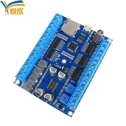 语音功放a板20路双声道25W控频2块YX-模0开关量音制换声音模块