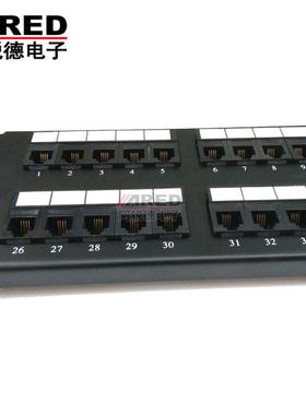 50口电话配线架语音配线架RJ11配线架110电话配线架