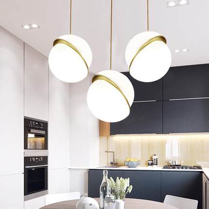 错位设计师吊灯后现代简约创意吧台橱窗服装店商场装饰led灯具