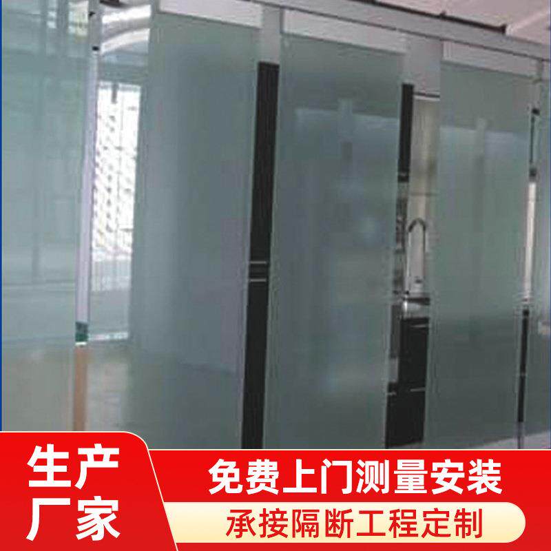 银行用玻璃隔断移动玻璃隔断墙活动玻璃屏风