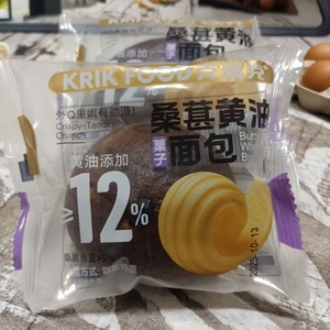 KRIKFOOD克瑞克桑葚黄油菓子面包早餐代餐饱腹零食小吃休闲食品