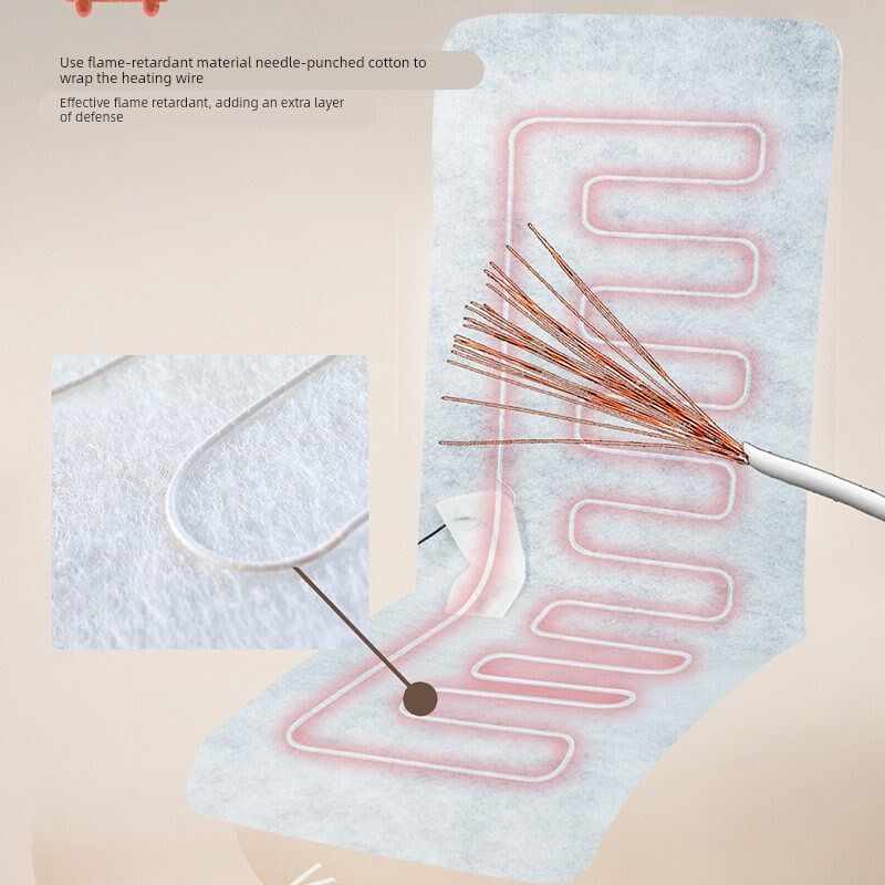 汽车加热坐垫冬季毛绒12伏电褥子腰靠一体车用座椅保暖后排电热毯