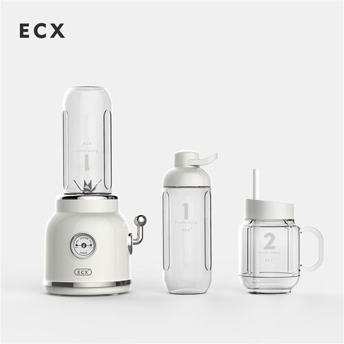ECX榨汁机 家用电动果汁机 多功能炸果汁搅拌机可榨冰块机沙冰机