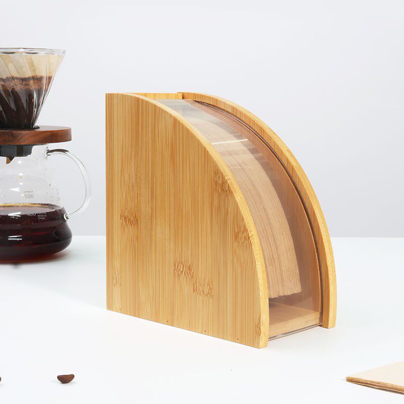 精选guokavo咖啡滤纸收纳盒手冲咖啡滤纸防尘收纳盒V型V60滤纸收