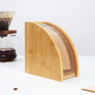 精选guokavo咖啡滤纸收纳盒手冲咖啡滤纸防尘收纳盒V型V60滤纸收