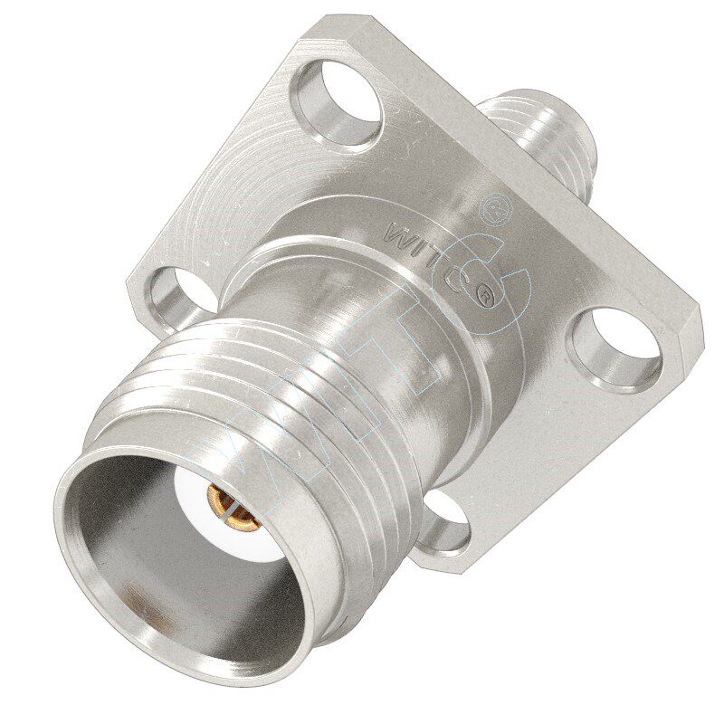 转接器TNC/SMA-KFK接头TNC母转SMA母18G四孔法兰WITC5141-14-SA3