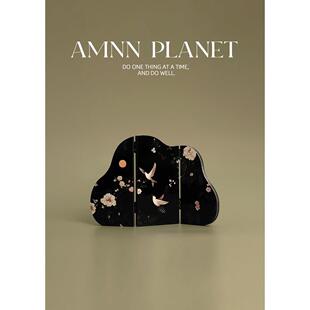 安曼古董花鸟装饰品覆古入口桌面屏风画客厅电视柜无障碍豪华画