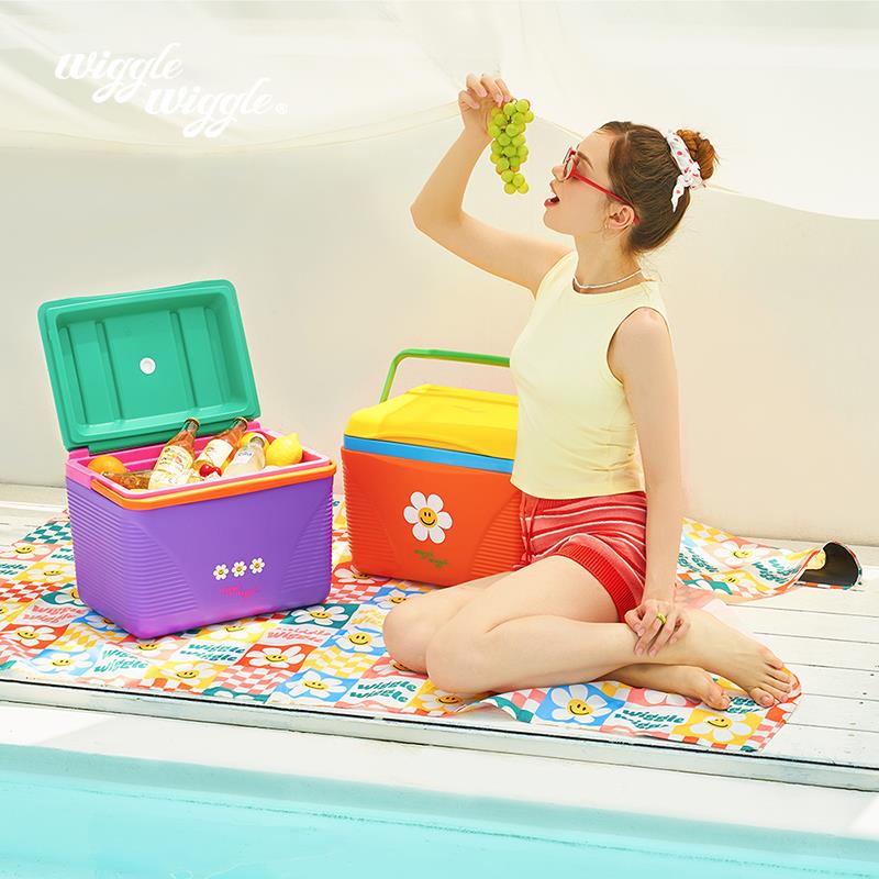 wiggle wiggle保温箱户外商用摆摊保冷箱冷藏保鲜露营车载大容量