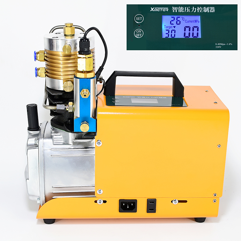 现货空气压缩机高压充气泵工业级1.8KW智能控压超级水冷款小型打