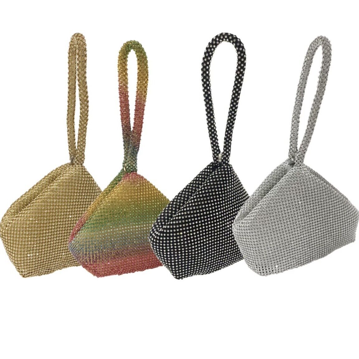 厂家直销晚宴包纯手工水钻包地雷晚装包手拿手提宴会包女手包