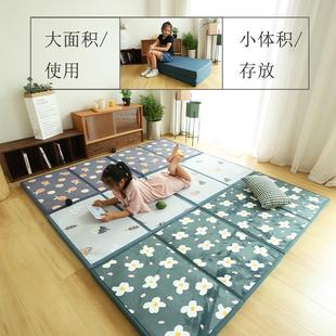 床垫子折叠加厚坐垫打地铺客厅卧室儿童防摔爬行垫 榻榻米地垫日式