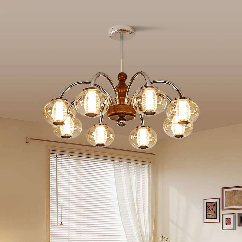 客厅吊灯 中古风灯具大厅主灯复古高级感轻奢法式艺术灯智能家居,3C数码配件,USB灯,淘宝优惠券,粉丝福利购,淘宝优惠卷