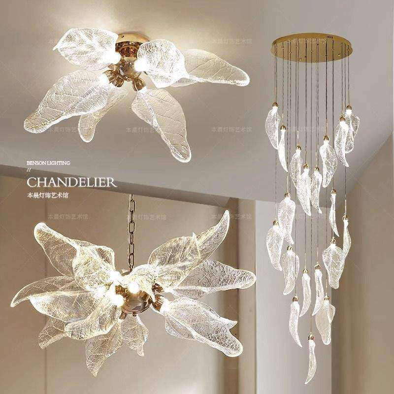 复古花朵灯叶子中古法式轻奢客厅卧室灯餐厅酒店民宿高级感吸顶灯,3C数码配件,USB灯,淘宝优惠券,粉丝福利购,淘宝优惠卷