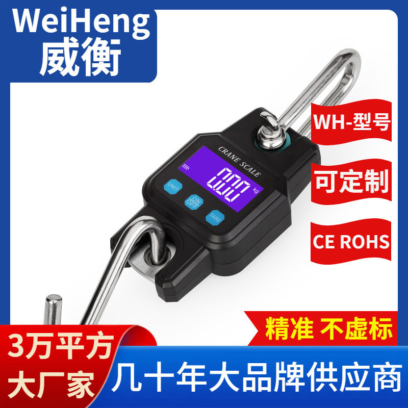 广州厂家直销WeiHeng威衡WH-C06蓝牙充电测力计300公斤电子秤