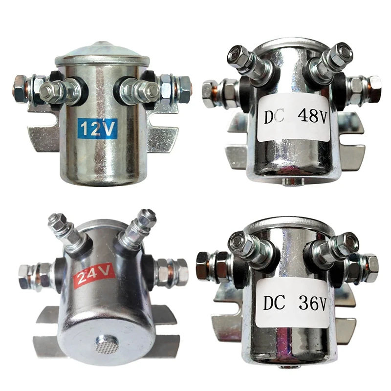 起动继电器尾板起动油泵电磁常开开关继电器12V200A