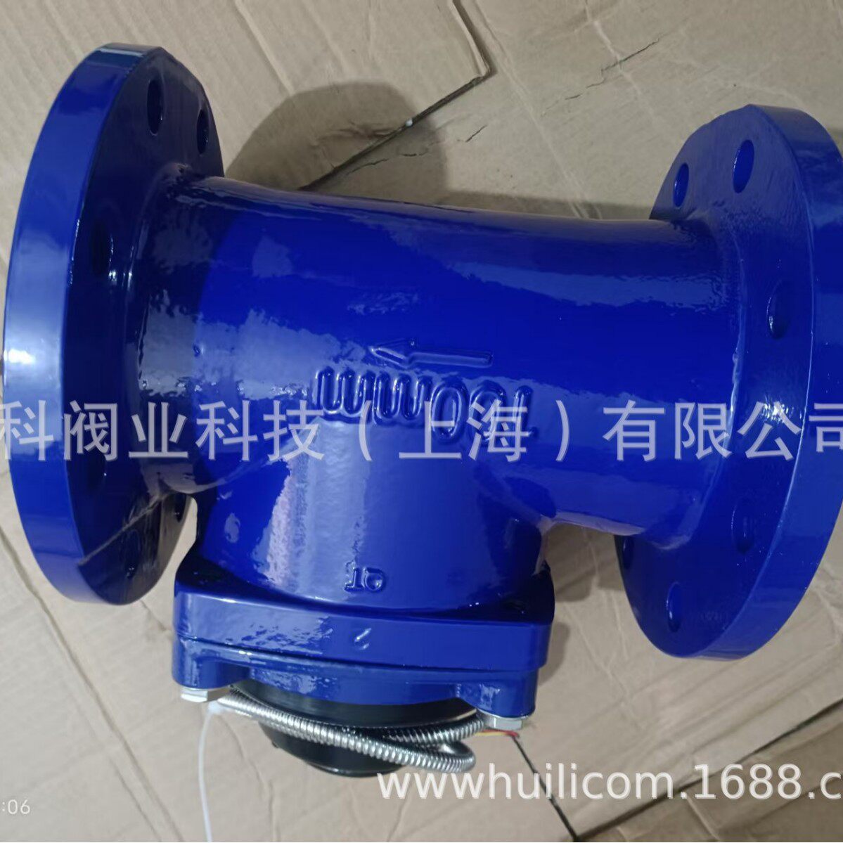 朗科光电直读远传水表通讯MDOBUS协议智能铸铁远传可拆式热水表