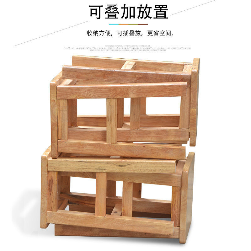 原木方凳子简约实用木质板凳四方凳餐厅饭桌学校实木成人学生椅子