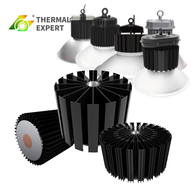 40-600w LED工矿灯投光灯工业照明散热器工厂仓库灯具室内户外铜