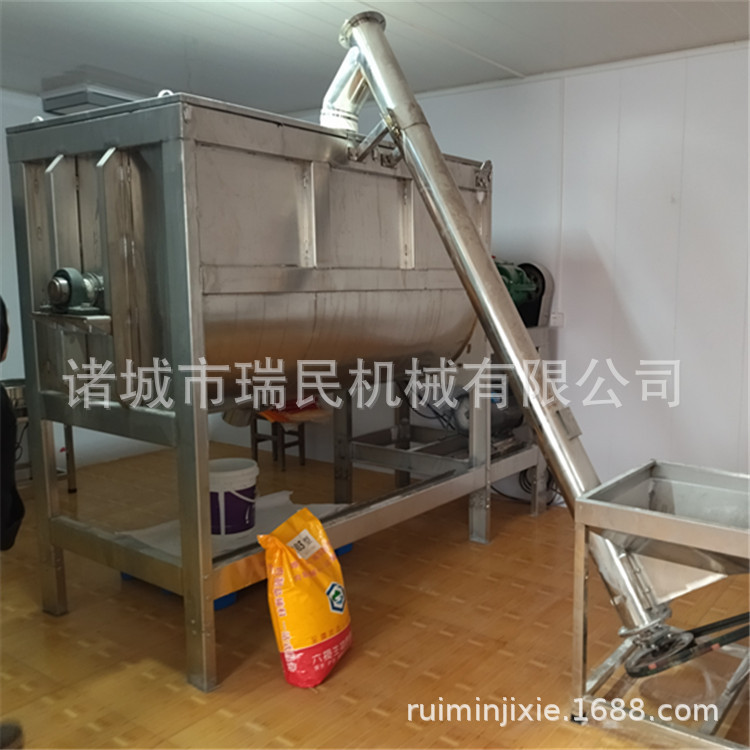 厂家直销 不锈钢混合搅拌机 饲料食品拌料机 大型拌料机