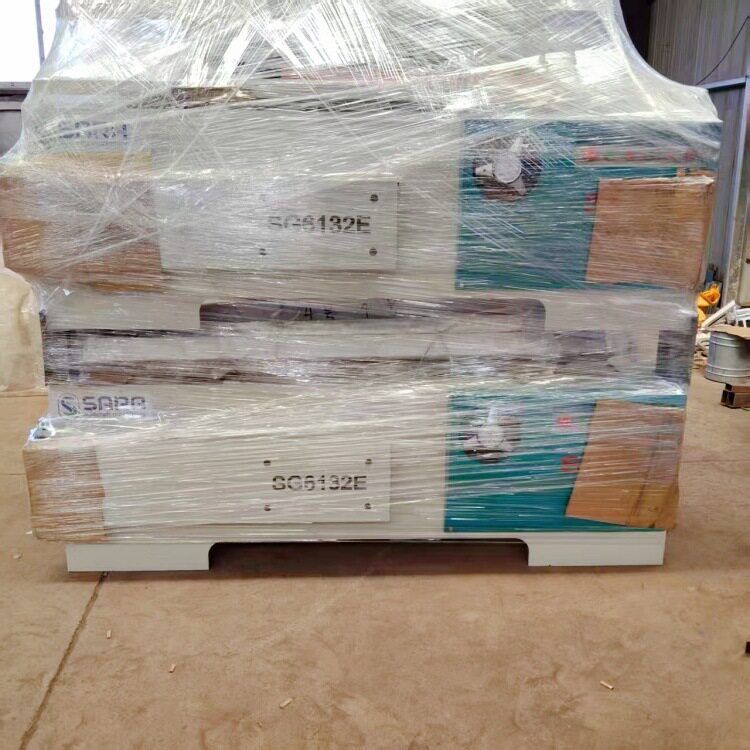 气缸压料陶瓷保温一体板精密推台锯 45度90度亚克力颗粒板断料锯