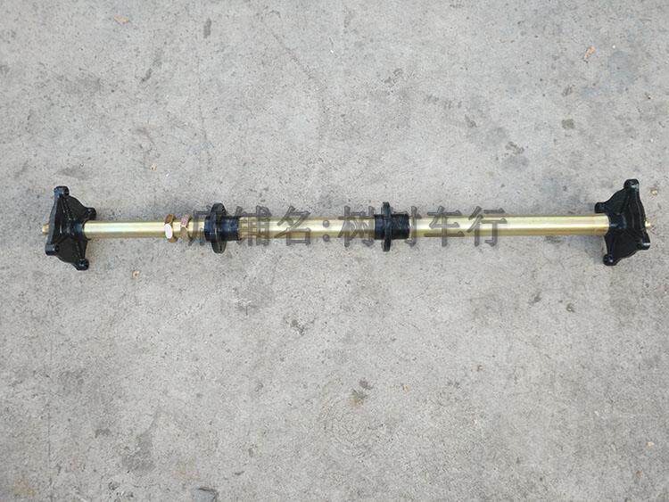 150CC无级变速沙滩车配件后桥GY6大牛链条后轴后桥法兰座810MM