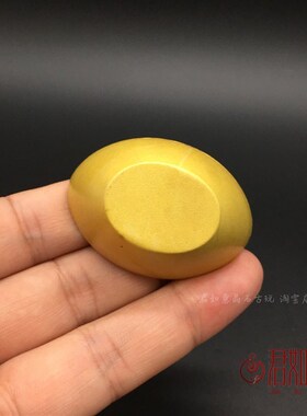 快速发货实心铜仿古小元r宝 黄铜金元宝迷你小元宝大清金锭摆件