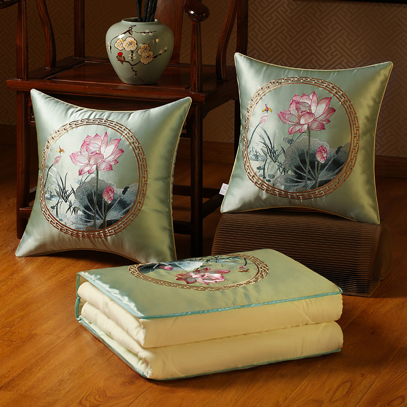 速发抱枕被子两用车载多功能折抱叠枕被二合一车用空调抱枕被靠枕