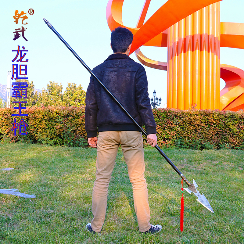 现货速发红缨枪青龙偃月刀赵云子龙枪鹰头霸王枪龙胆霸王枪太极未