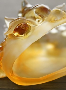 现货速发琉璃吞金兽貔貅招财摆件家居工艺品客厅电视酒柜入户玄关